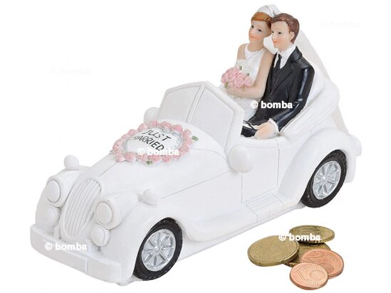Pokladnička svatební auto