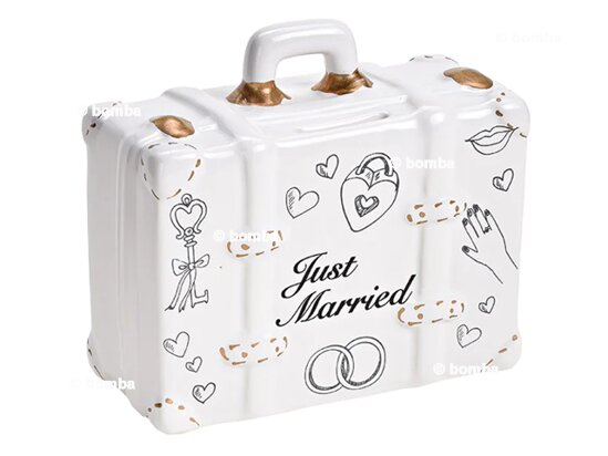 Svatební pokladnička cestovní kufr
