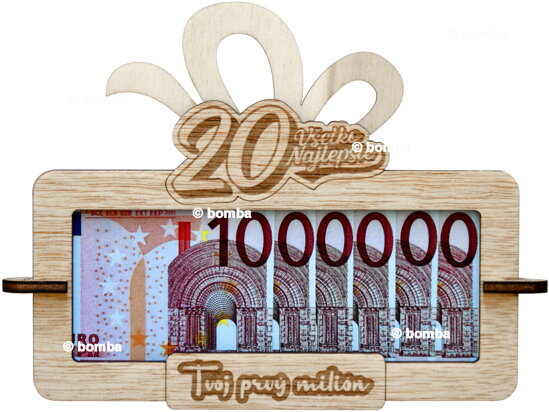 Tabulka na peníze Tvůj první milion k 20 SK