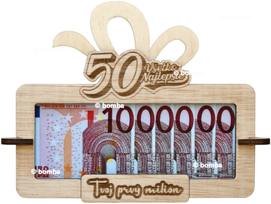 Tabulka na peníze Tvůj první milion k 50 SK