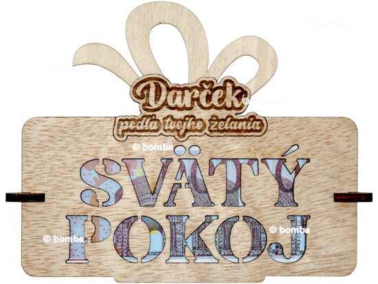 Tabulka na peníze - Svätý pokoj SK