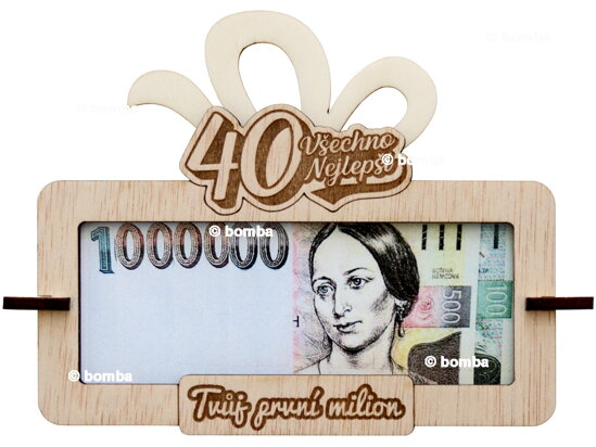 Tabulka na peníze Tvůj první milion k 40
