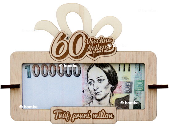 Tabulka na peníze Tvůj první milion k 60