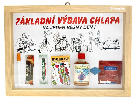 Základní výbava chlapa na jeden běžný den