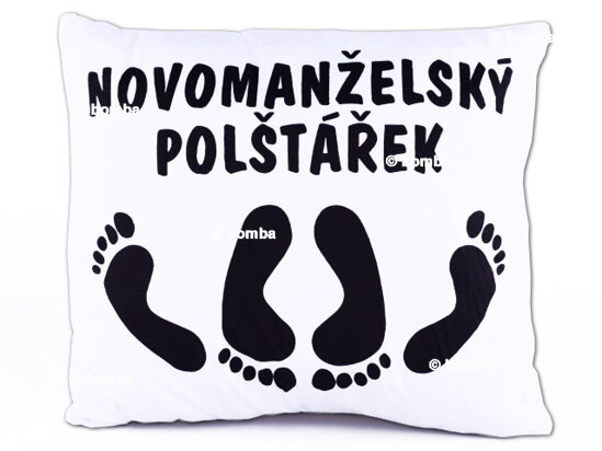 Novomanželský polštářek