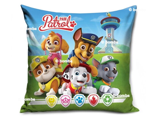 Barevný polštář Paw Patrol Hravé štěňata