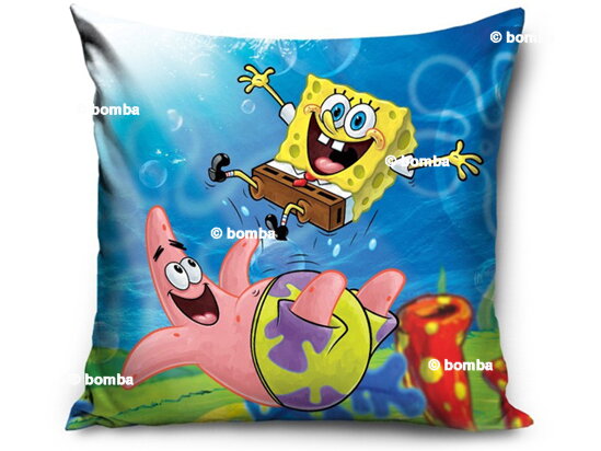 Polštář SpongeBob v šortkách a Patrik