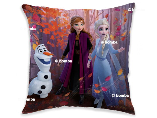 Dívčí polštář Frozen - Anna, Elsa a Olaf