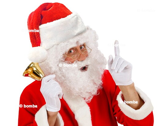Plyšová vánoční čepice Santa Claus