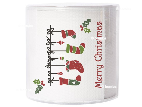 Vánoční toaletní papír Xmas Ponožky