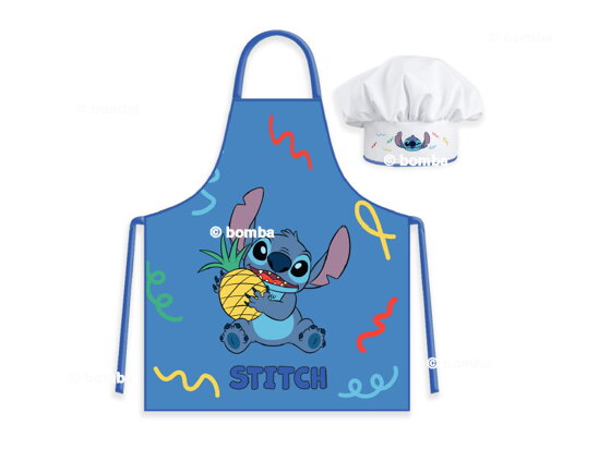 Modrá zástěra Disney Lilo a Stitch