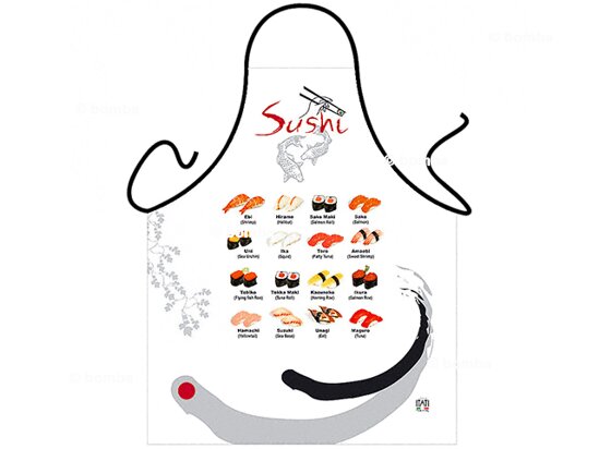Zástěra pro milovníky sushi