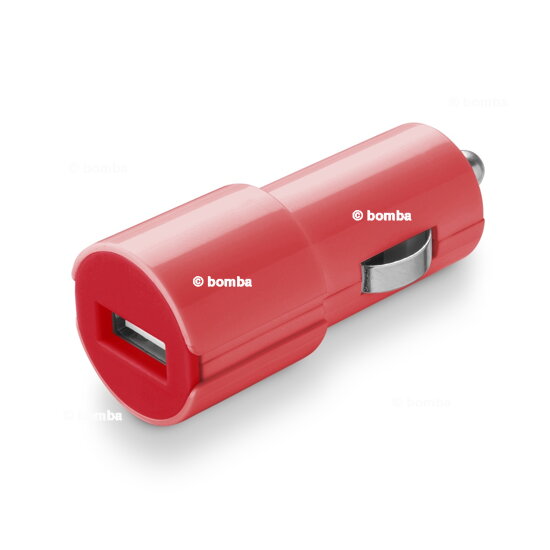 USB autonabíječka CellularLine, 1A, růžová