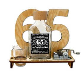 Značka na výročí 65 let s flašinetem SK