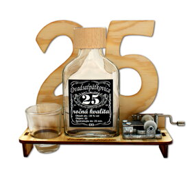 Značka na výročí 25 let s flašinetem SK
