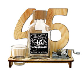 Značka na výročí 45 let s flašinetem SK