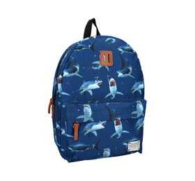 Modrý batoh skooter žraloci II