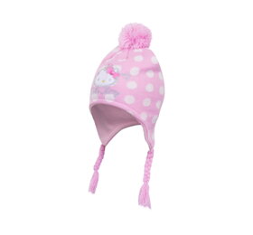 Růžová čepice s bambulí Hello Kitty - velikost 50