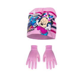 Růžová souprava Minnie Mouse - velikost 52