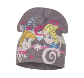 Hnědá čepice Frozen II - Anna a Elsa - velikost 54