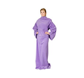 Hřejivá deka s rukávy - fialová
