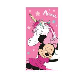 Dívčí osuška Minnie Mouse s jednorožcem