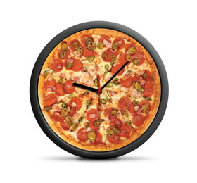 Nástěnné hodiny pro milovníky pizzy