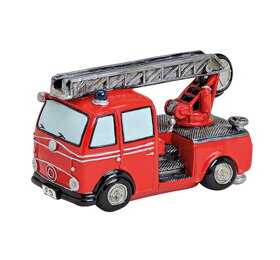 Pokladnička ve tvaru hasičského auta
