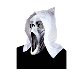 Maska Mozkomor svítící v bílém