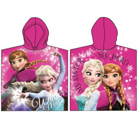 Dětské pončo Frozen - Anna a Elsa