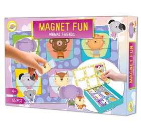 Magnetické puzzle pro děti Zvířátka - 65 dílků