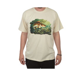 Rybárske tričko so šťukou - veľkosť XXL
