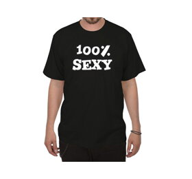 Tričko černé 100% Sexy - velikost L