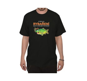 Tričko pro milovníka rybaření - velikost XL