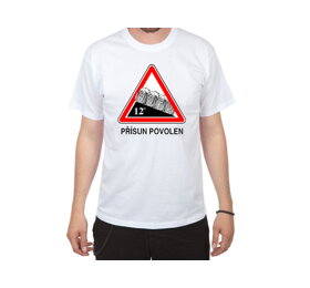 Hospodské tričko Přísun povolen - XXL