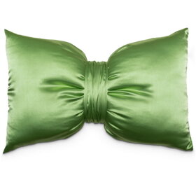 Velký polštář ve tvaru mašle - zelený
