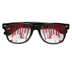 Krvavé brýle na karneval