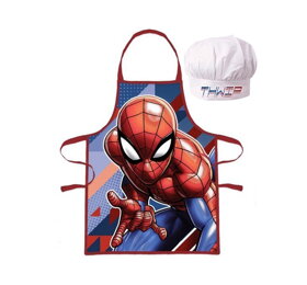 Zástěra pro děti s kuchařskou čepicí Spiderman