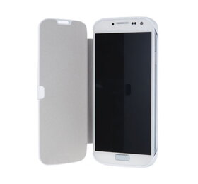 Kožené pouzdro Anymode na Galaxy S4, bílé