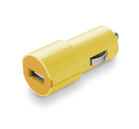 USB autonabíječka CellularLine, 1A, žlutá
