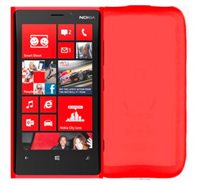 TPU pouzdro na Nokia Lumia 920, červené